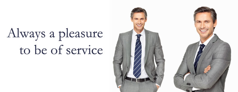Always a pleasure to be of service